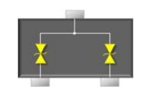 TESDF5V0A, Двунаправленная схема защиты от электростатических разрядов
