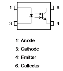 TLP183 , Транзисторные оптроны с малым током управления