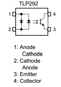 TLP292, Транзисторные оптроны с малым током управления