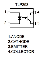 TLP293, Транзисторные оптроны с малым током управления
