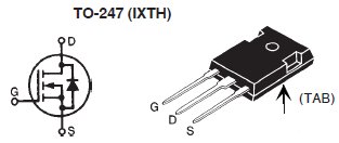 IXTH50N30, Стандартный N-канальный силовой MOSFET