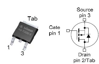 IPD90P03P4L-04, P-Channel 30V MOSFET OptiMOS®-P2 Power-Transistor