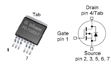 IPB180N06S4-H1, N-Channel 60V MOSFET OptiMOS®-T2 Power-Transistor