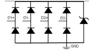 TPD4E05U06, 4-канальные микросхемы защиты от электростатики для высокоскоростных (до 6 Гб) интерфейсов