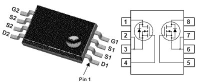 FDW9926A, Dual N-Channel 2.5V Specified PowerTrench MOSFET