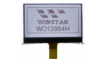 WO12864H, Графический ЖК дисплей 129х64 точки, выполненный по COG технологии