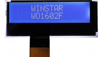 WO1602F, Алфавитно-цифровой индикатор 16 символов на 2 строки